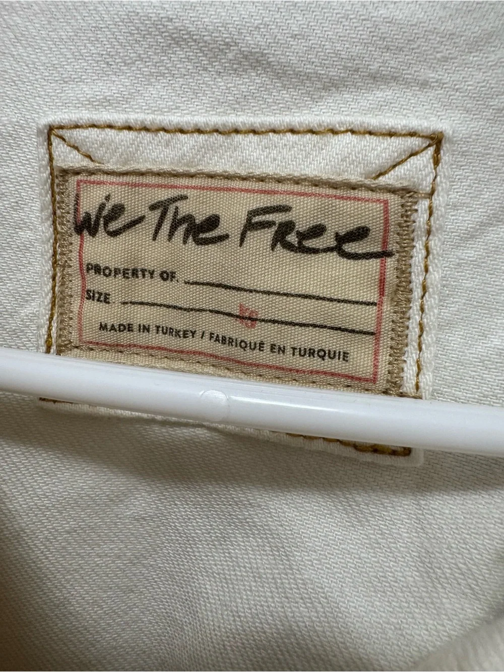 NWT We The Free Ivory Mountain Roads Shirt Size X-Small - Picture 15 of 16